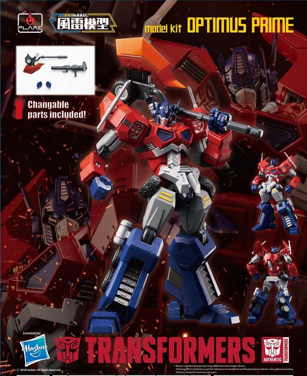 Flame Toys Optimus Prime Furai Model Kit Transformers Release From Bluefin  (15 of 15)